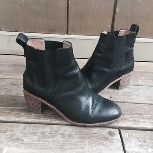 MADEWELL REGAN LEATHER BOOTIES